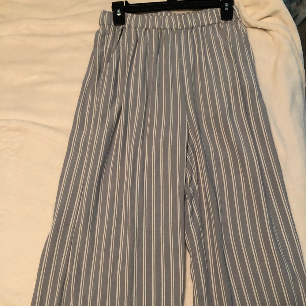 striped american eagle flowy pants
